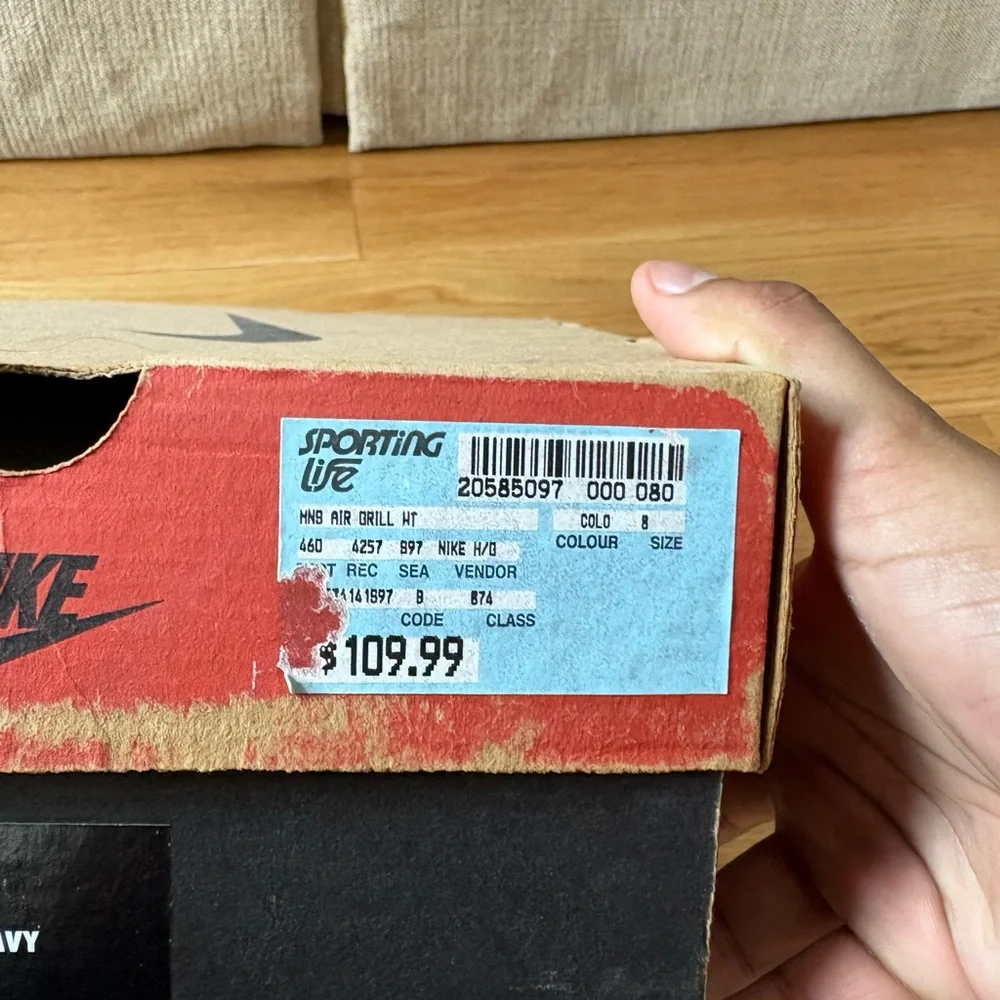 Nike Air Grill Mid Vintage 90s Allah Retro Banned Archive Sample Size 8 READ